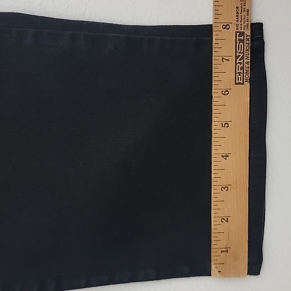 NYDJ Black Marilyn Straight Lift Tuck Black Jeans 32 X 28.5 Womens 10 - Picture 7 of 16